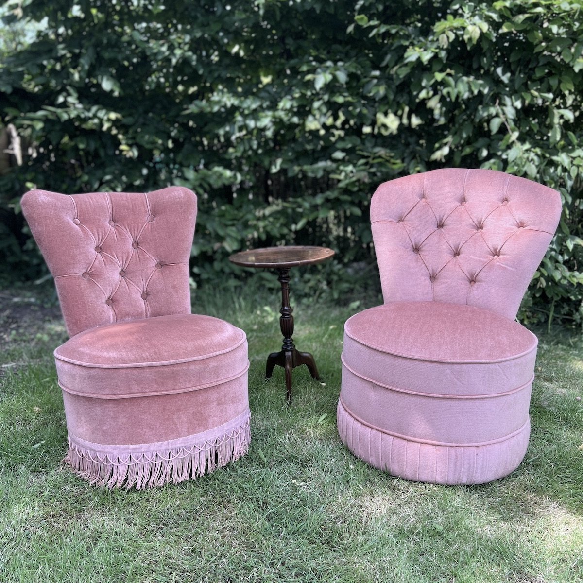 Boudoir Chairs Vintage Prop Hire by The Prop Library